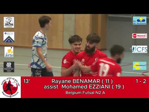 Résumé de Futsal Jette UR BXL CAP  - Galaxy Alost du 6/12/24 (D2A RBFA) + visite de Saint-Nicolas.