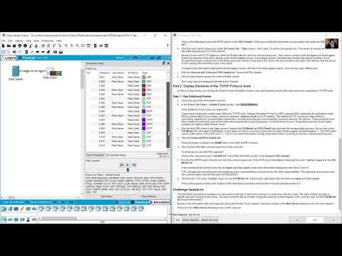 3.5.5 Packet Tracer - Investigate the TCP-IP and OSI Models in Action