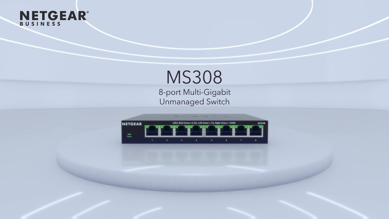 Upgrade Your Business Network to Multi-Gig Speeds with the New MS308 Ethernet Switch