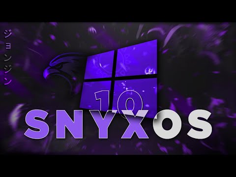 🔥FINALLY! - SnyX OS 10 | THE BEST OPTIMIZED WIN10⚙️