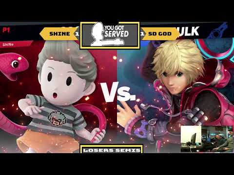 YGS 26 Losers Semis- ShiNe (Inkling, PokeTrainer, Lucas) v SD God (Inkling, Shulk)