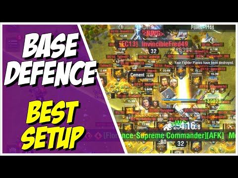 Maximize Your Base Defence, Units, Officers In Warpath