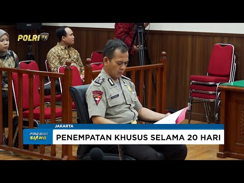 SIDANG KKEP BRIPKA R TERBUKTI LANGGAR KODE ETIK KEPOLISIAN DAN MENDAPAT 2 SANKSI