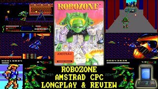 [AMSTRAD CPC] Robozone - Longplay & Review