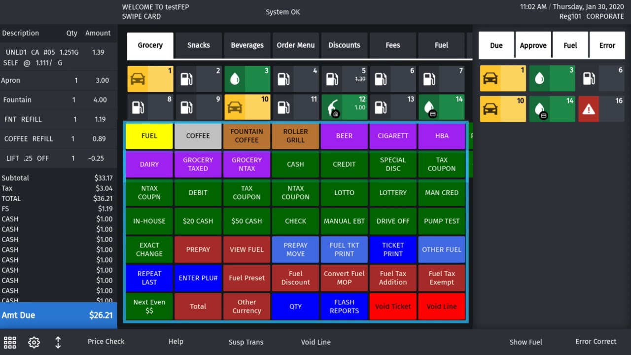 Base 53+ Panel Configuration