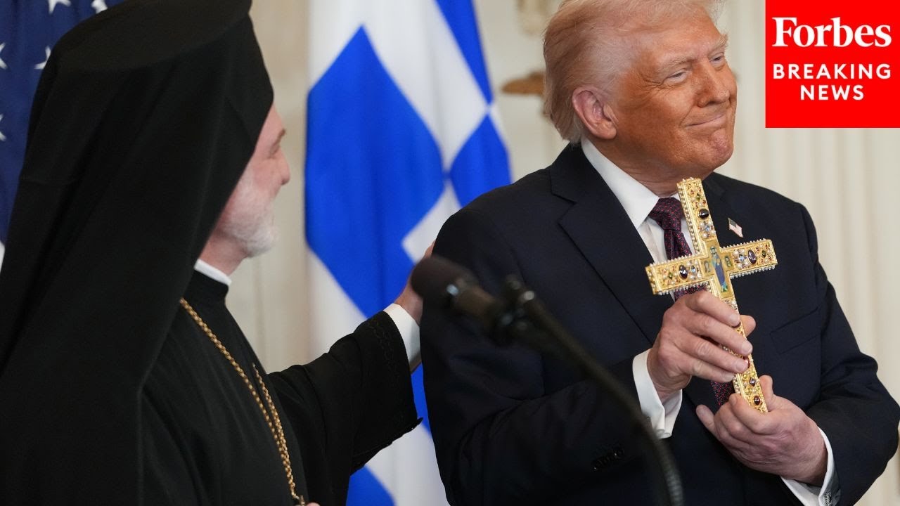 JUST IN: President Trump Hosts Greek Independence Day Celebration At The White House