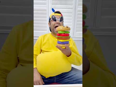 Kids learn to exercise and eat only healthy foods- Jaz teaches Dad a lesson #shorts #kidsvideo