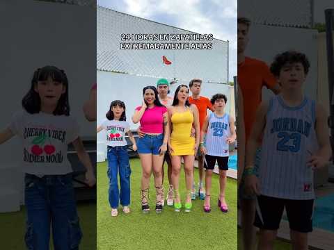 24 HORAS CON ZAPATILLAS EXTREMADAMENTE ALTAS 😬👠Véanlo aquí @KarlaBustillos 👈🏼