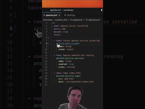 Three quick tips with Ansible Automation and VS code #shorts