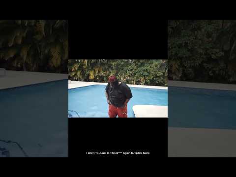 Jumping In Pool For $300 Gone Wrong😂😂#mcdboyz #bigsosa #LouGram  #clapperecords