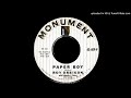 Roy Orbison - Paper Boy