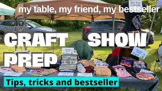 Craft Show setup tips | meeting other crafters | Best Selling bag at the show