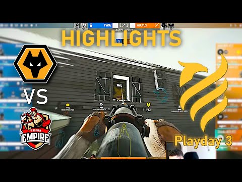 Wolves vs PWNZ (Empire) - HIGHLIGHTS - Playday 3 - EUL 2022 Stage 2 - R6 Esport