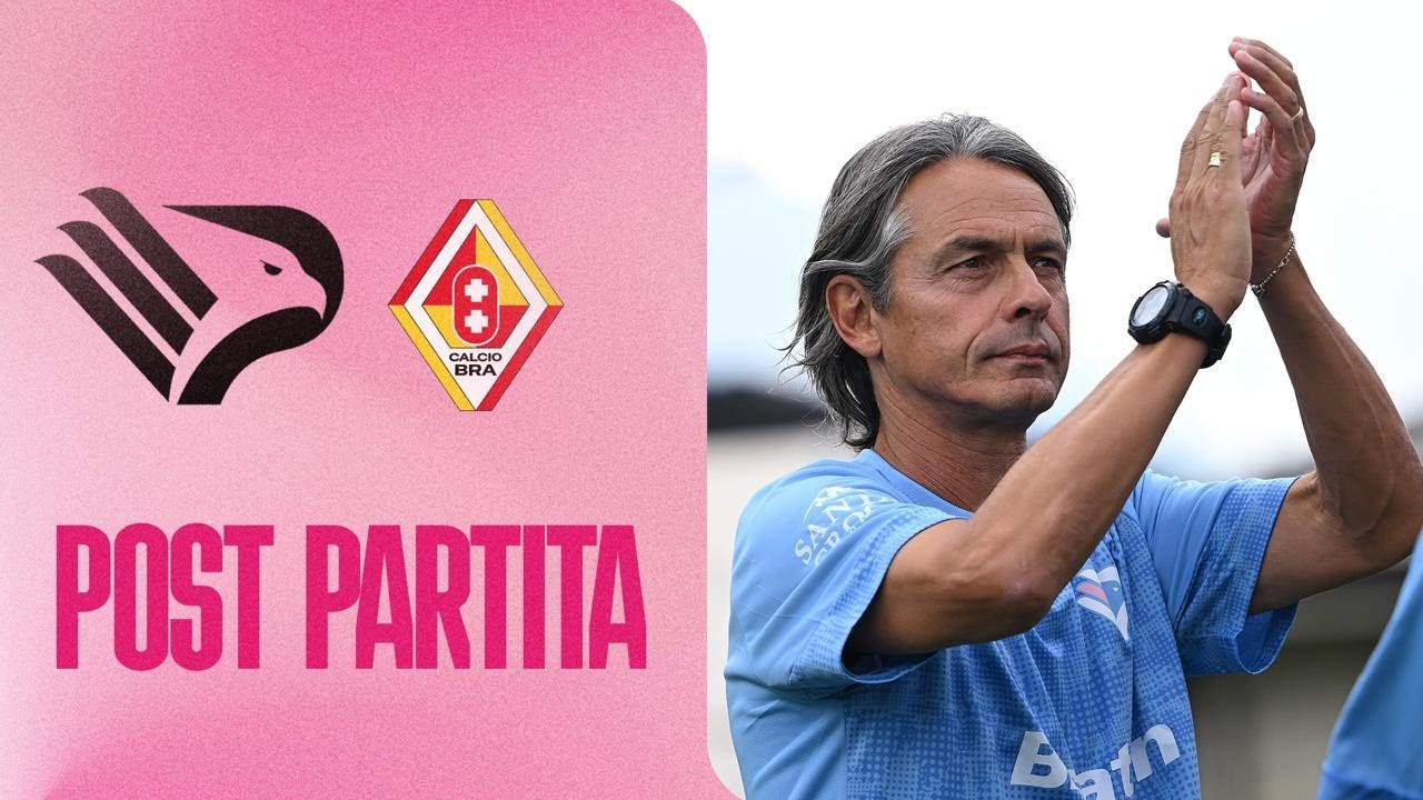 VIDEO Palermo-Bra 1-0, Inzaghi in conferenza stampa