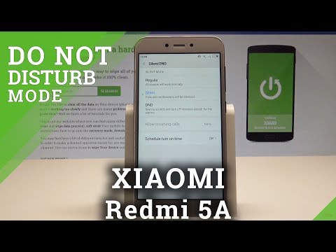 How to Enable Do Not Disturb on XIAOMI Redmi 5A - Mute Sounds |HardReset.Info