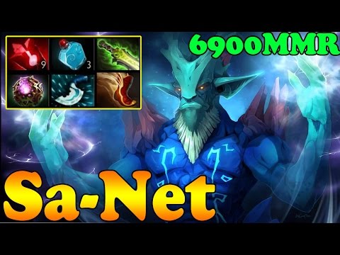 Dota 2 - Sa-Net 6900 MMR Plays Leshrac Vol 1 - Ranked Match Gameplay!