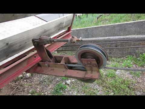 Standseilbahn 1803.02 Chardonne Telefuni - Ein Blick unter ein Telefuni