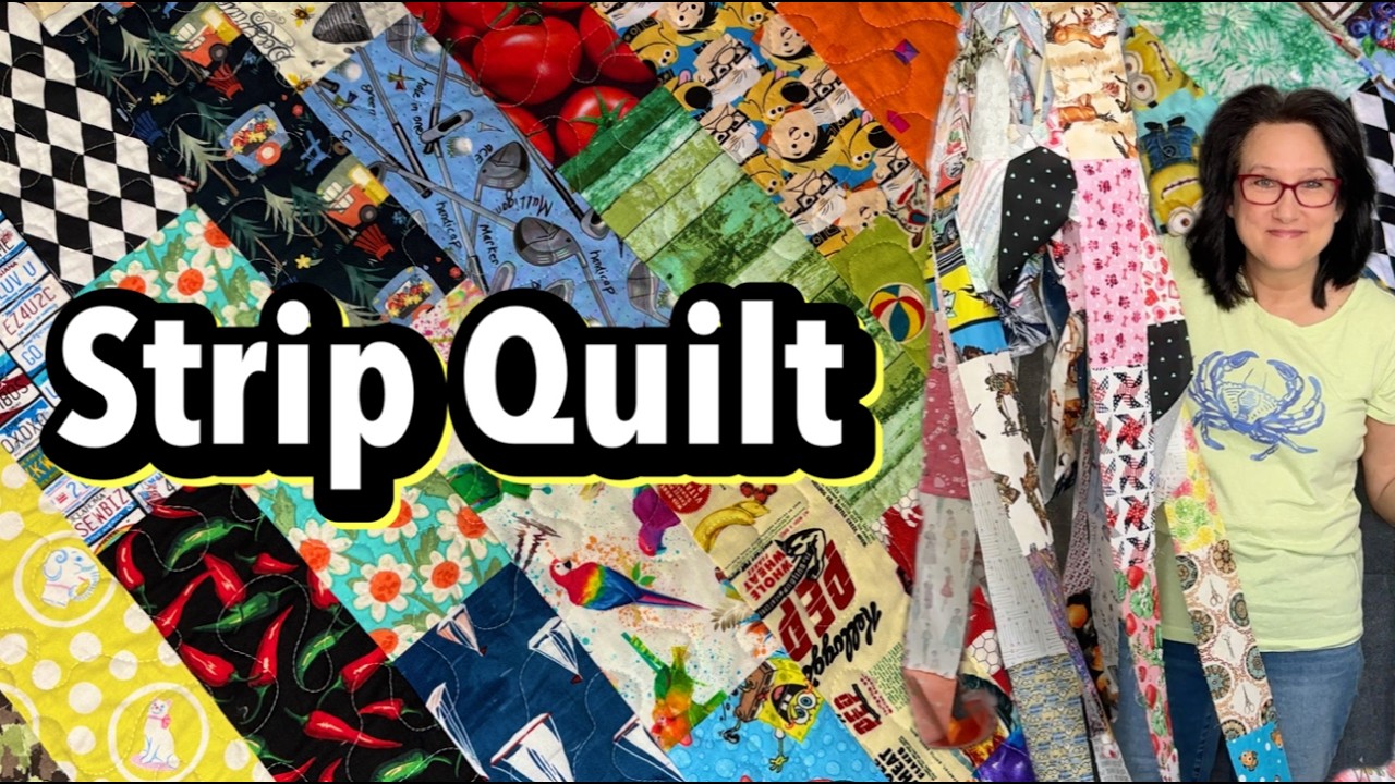 ❤️ BEGINNER Strip Quilt Patterns Free