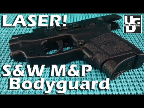Smith and Wesson M\u0026P Bodyguard 380 Crimson Trace GREEN Laser Range Review