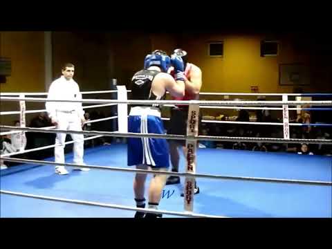 Boxen Meisterschaft-Finale RRW - Mohammed Belazzr vs. Marius Brandt
