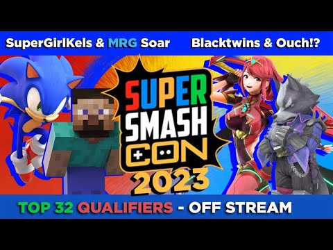 W. TOP 32 QUALIFIERS - SuperGirlKels & Soar Vs. Blacktwins & Ouch!? | Ult. Doubles | Smashcon 2023
