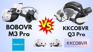 Most Affordable Head Strap Comparison - BOBOVR M3 Pro VS KKCOBVR Q3 Pro - Meta Quest 3 & 3s