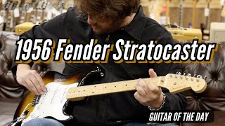 Video thumbnail for 1956 Fender Stratocaster Sunburst | Guitar of the Day - RARE GUITAR!!! by Normans Rare Guitars