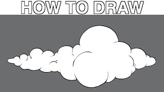 How to Draw CLOUD - Easy Drawing Tutorial