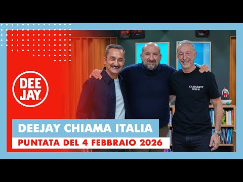 Deejay Chiama Italia - Puntata del 4 febbraio 2026 / Ospite Antonio Albanese