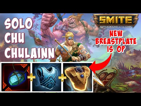 NEW BREASTPLATE IS OP IN SMITE SEASON 9 - CHU CHULAINN SOLO