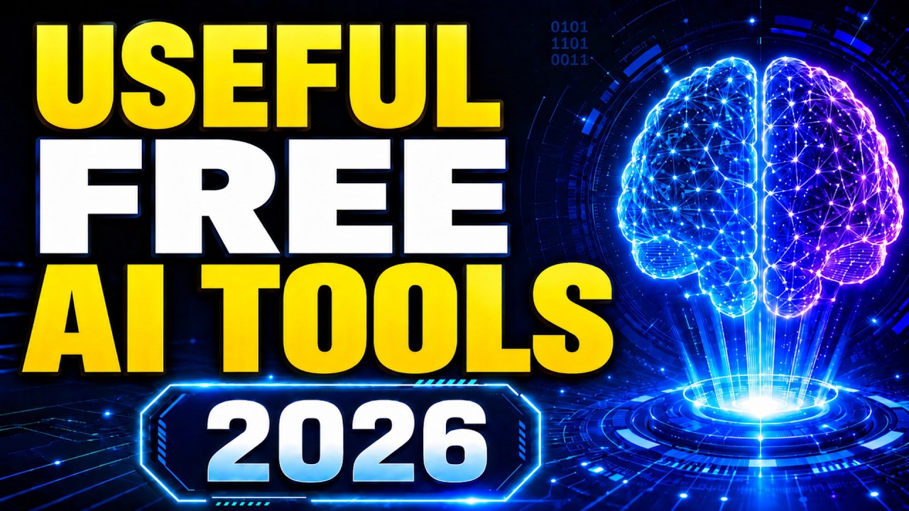 7 Useful AI Tools That Are Actually FREE! 2026
