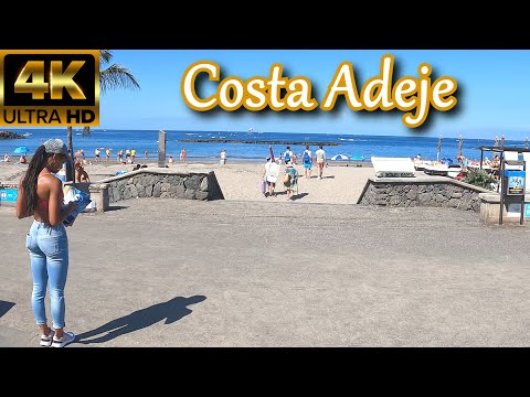 TENERIFE | From Bahia Princess Hotel to Fañabé Beach 🌡️ Summer August 2021 ⛱️ | Walking Tour [4K]