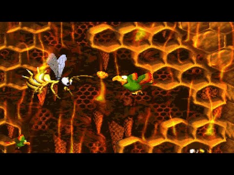 Donkey Kong Country 2: Level 26: King Zing Sting (Boss 4)