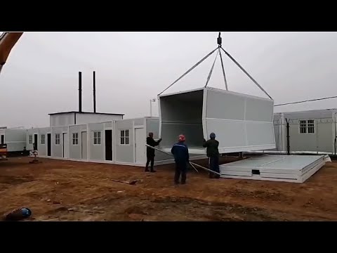 Casas container pré-fabricadas Dobráveis.