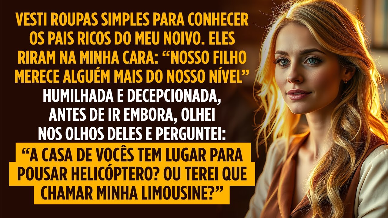 Herdeira BILIONÁRIA disfarçada de professora é HUMILHADA pelos sogros ricos: NOSSO FILHO MERECE MAIS