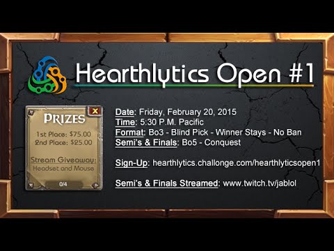 Hearthlytics Open #1 Finals
