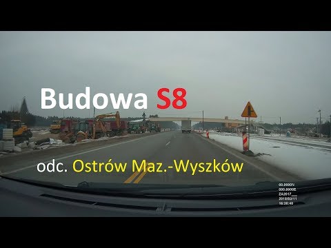 Budowa S8 odc. Ostrów Maz.-Wyszków 11/02/2018