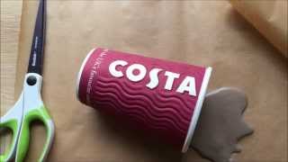 April Fool's Day Crafts DIY Spilled Coffee Trick