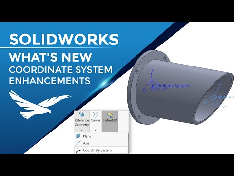 What's New SOLIDWORKS 2022 - Coordinate Systems