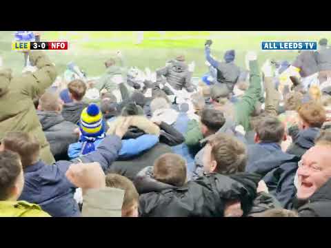 LEEDS LIMBS AS THEY BEAT FOREST 3-1 and...Last ever fan cam from All Leeds TV!