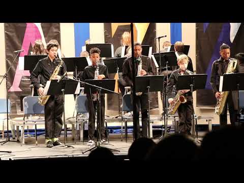 2019.02.27 MCMS Jazz Ensemble - Motherless Child - Sax - Sweet Hot Jazz