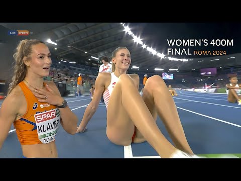 Natalia KACZMAREK Dominates Women's 400m Final | ROMA 2024 Athletics