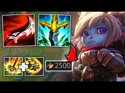 I built only Lethality Items on Poppy and my E+Q is a guaranteed one shot
