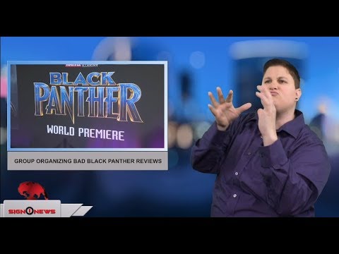 Group organizing bad Black Panther reviews (ASL - 2.3.18)