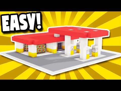 Minecraft: How To Make a Gas Station!