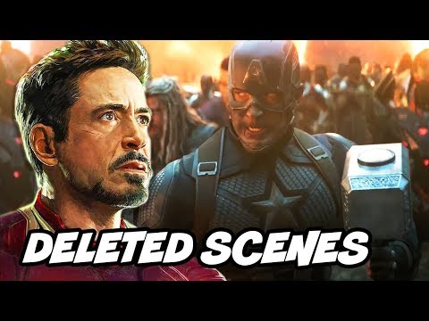 Avengers Endgame Deleted Scenes - Iron Man and Black Widow Alternate Ending Breakdown