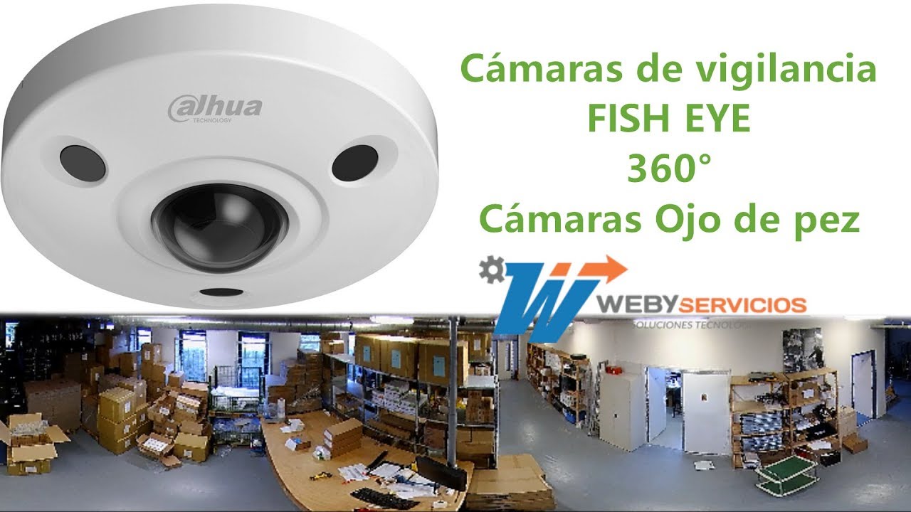Cámaras Fish Eye 360° y Dewarping de CCTV Vigilancia