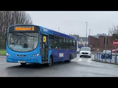 Diamond VDL SB200 Wright Pulsar 2 32125 Bus Route 0 Rail Replacement 