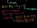 2nd Order Linear Homogeneous Differential Equations 1 Video Tutorial