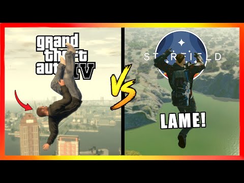 GTA IV Destroys STARFIELD 🔥 (2008 vs. 2023 Physics)